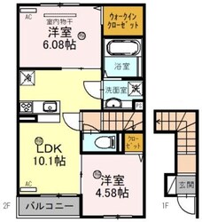 秀豊４号館の物件間取画像